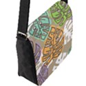 Pattern Leaves Banana Rainbow Flap Closure Messenger Bag (L) View2