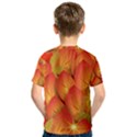 Pattern Texture Leaf Kids  Sport Mesh Tee View2