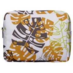 Pattern Leaves Make Up Pouch (large)