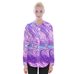 Pattern Texture Art Rainbow Womens Long Sleeve Shirt
