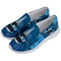 Sport, Surfboard With Water Drops Men s Lightweight Slip Ons View2