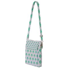 Plant Pattern Green Leaf Flora Multi Function Travel Bag