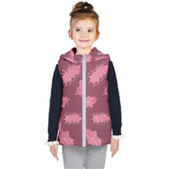 Plumelet Pen Ethnic Elegant Hippie Kids  Hooded Puffer Vest by HermanTelo