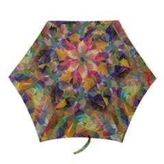 Polygon Wallpaper Mini Folding Umbrellas