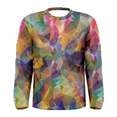 Polygon Wallpaper Men s Long Sleeve Tee by HermanTelo