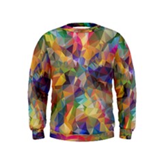 Polygon Wallpaper Kids  Sweatshirt