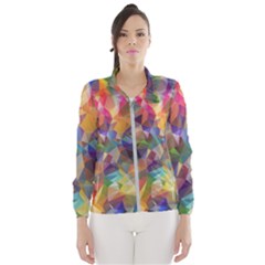 Polygon Wallpaper Women s Windbreaker by HermanTelo