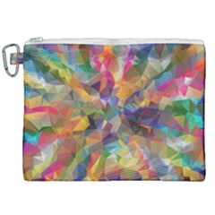 Polygon Wallpaper Canvas Cosmetic Bag (xxl)