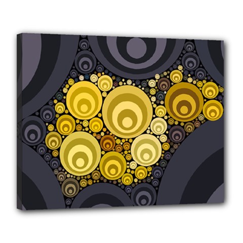 Retro Color Style Canvas 20  X 16  (stretched) by HermanTelo
