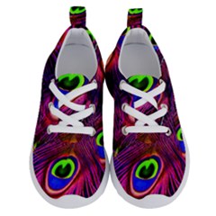 Peacock Feathers Color Plumage Running Shoes by HermanTelo