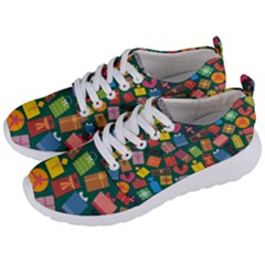 Presents Gifts Background Colorful Men s Lightweight Sports Shoes by HermanTelo