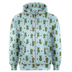 Pineapple Watermelon Fruit Lime Men s Zipper Hoodie by HermanTelo