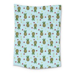 Pineapple Watermelon Fruit Lime Medium Tapestry by HermanTelo