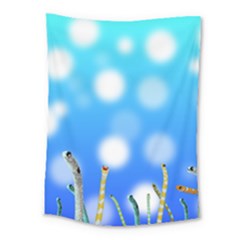 Sea Underwater Life Fish Medium Tapestry by HermanTelo