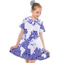 Sea Ocean Underwater Kids  Short Sleeve Shirt Dress View1