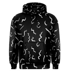 Scribbles Lines Painting Men s Pullover Hoodie