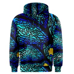 Sea Coral Stained Glass Men s Pullover Hoodie