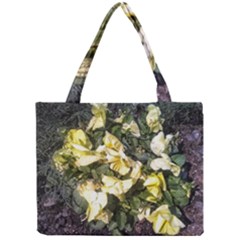 April Pansies Mini Tote Bag by Riverwoman