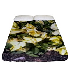 April Pansies Fitted Sheet (king Size) by Riverwoman