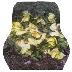 April Pansies Car Seat Back Cushion  by Riverwoman