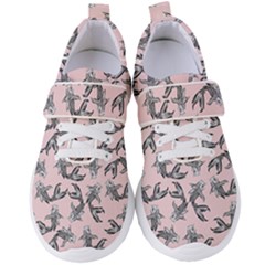 Koi Fish Pattern Women s Velcro Strap Shoes