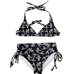 Koi Fish Pattern Kids  Classic Bikini Set by Valentinaart