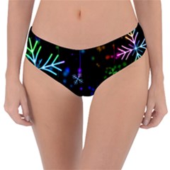 Snowflakes Reversible Classic Bikini Bottoms