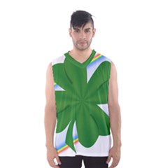 Shamrock Clover Saint Patrick Leaves Men s Sportswear by HermanTelo