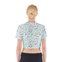 Seamless Texture Fill Polka Dots Cotton Crop Top View2