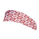 Snowflake Red White Stretchable Headband View1