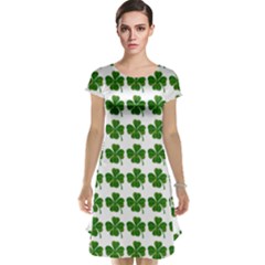 Shamrocks Clover Green Leaf Cap Sleeve Nightdress