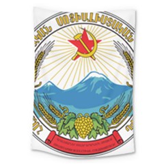 Emblem Of Armenian Soviet Socialist Republic, 1937-1991 Large Tapestry by abbeyz71
