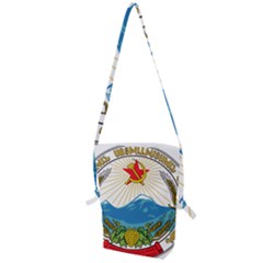 Emblem Of Armenian Soviet Socialist Republic, 1937-1991 Folding Shoulder Bag by abbeyz71