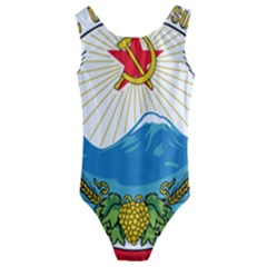 Emblem Of Armenian Soviet Socialist Republic, 1937-1991 Kids  Cut-out Back One Piece Swimsuit by abbeyz71