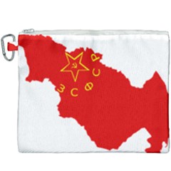Flag Map Of Transcaucasian Socialist Federative Soviet Republic (1922–1936) Canvas Cosmetic Bag (xxxl) by abbeyz71