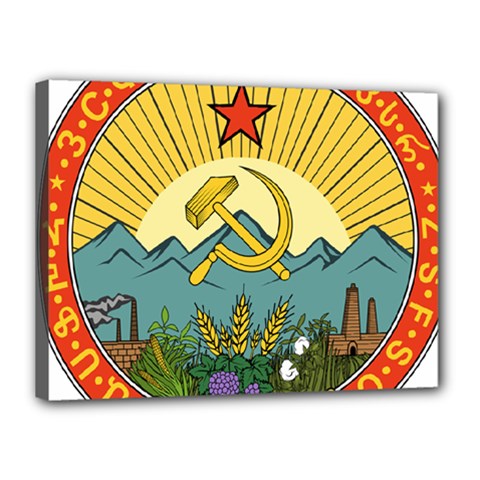 Emblem Of Transcaucasian Socialist Federative Soviet Republic, 1930-1936 Canvas 16  X 12  (stretched) by abbeyz71