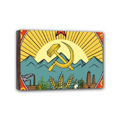 Emblem Of Transcaucasian Socialist Federative Soviet Republic, 1924-1930 Mini Canvas 6  X 4  (stretched) by abbeyz71