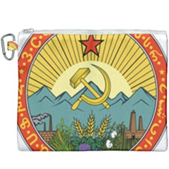 Emblem Of Transcaucasian Socialist Federative Soviet Republic, 1924-1930 Canvas Cosmetic Bag (xxxl) by abbeyz71