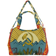 Emblem Of Transcaucasian Socialist Federative Soviet Republic, 1924-1930 Double Compartment Shoulder Bag by abbeyz71