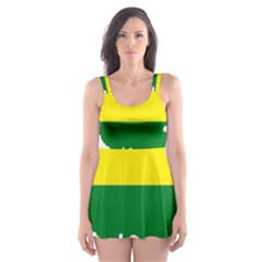 LGBT Flag Map of Armenia Skater Dress Swimsuit