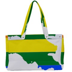 Lgbt Flag Map Of Armenia Canvas Work Bag by abbeyz71