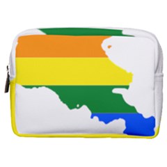 LGBT Flag Map of Armenia Make Up Pouch (Medium)