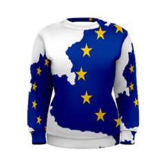 European Union Flag Map Of Austria Women s Sweatshirt by abbeyz71