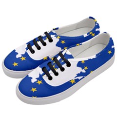 European Union Flag Map Of Austria Women s Classic Low Top Sneakers by abbeyz71