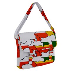 Austrian States Flag Map Buckle Messenger Bag by abbeyz71