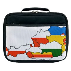 Austrian States Flag Map Lunch Bag by abbeyz71