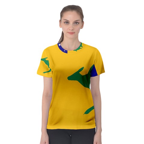 Proposed All Australian Flag Women s Sport Mesh Tee by abbeyz71