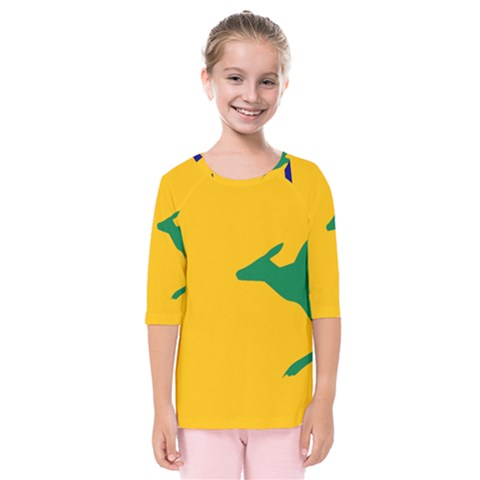 Proposed All Australian Flag Kids  Quarter Sleeve Raglan Tee by abbeyz71