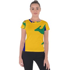 Proposed All Australian Flag Short Sleeve Sports Top  by abbeyz71