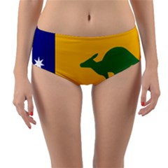 Proposed All Australian Flag Reversible Mid-waist Bikini Bottoms by abbeyz71